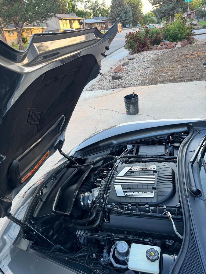 Corvette engine bay